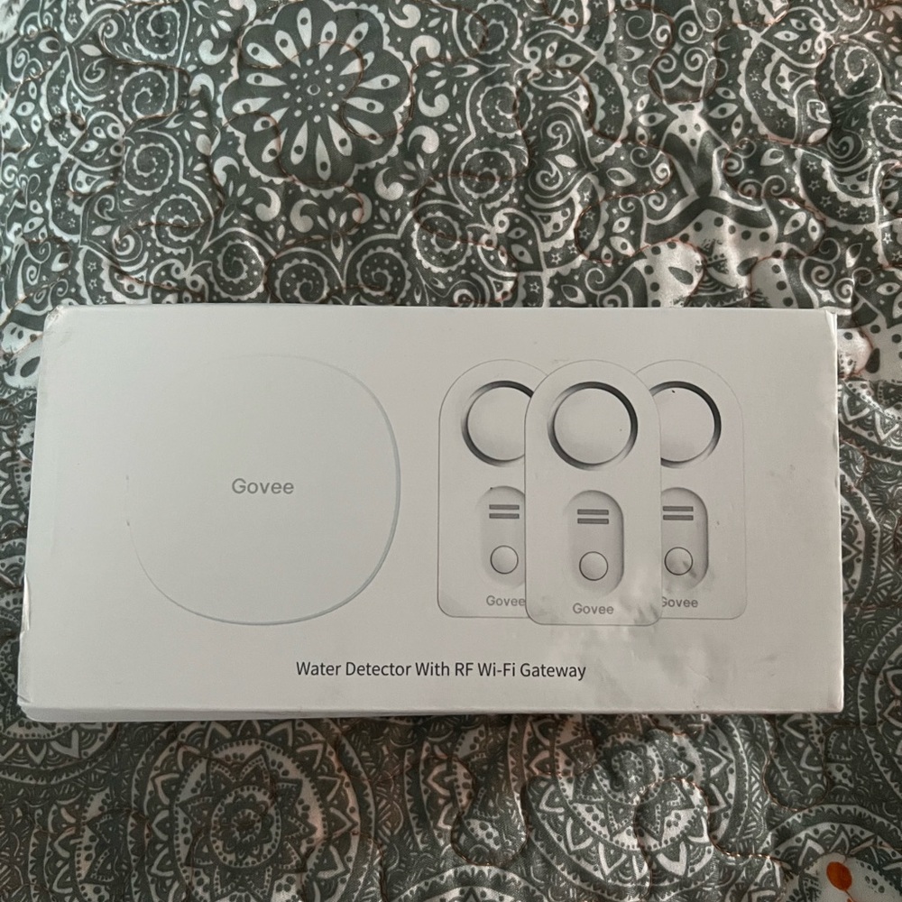 New Open box Govee 3 pack water detection